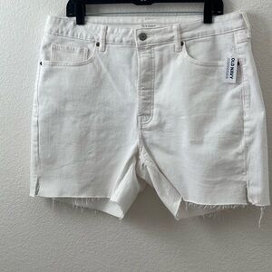 NEW Old Navy White Denim Shorts